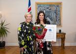 Hrafnhildur Sigurðardóttir hlaut íslensku menntaverðlaunin